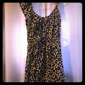 Giraffe print dress